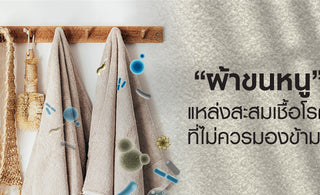 'ผ้าขนหนู' แหล่งสะสมเชื้อโรคที่ไม่ควรมองข้าม!